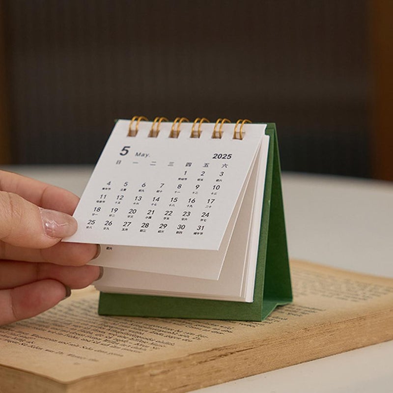 2026 Diary Planner Calendar – Mini Desk Calendar Set with Monthly & Weekly Pages, Compact Size for Office, Home & Student Use (ColorG) - Image 3